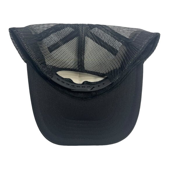 NEW VINTAGE STYLE CHEVROLET TRUCKS LOGO BLACK TRUCKER HAT CAP ADULT - Picture 3 of 3